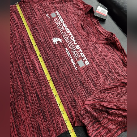 Nike Dri-Fit Velocity Legend Shirt Washington State Cougars Football Men's Large - Picture 5 of 6